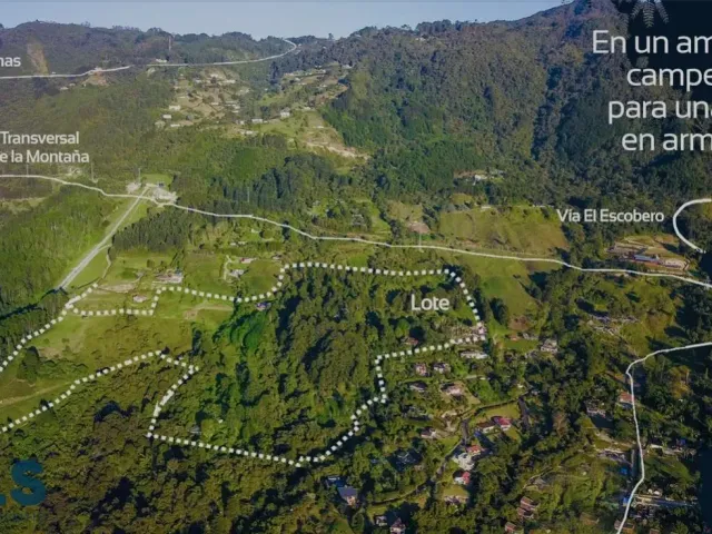 Lote Residencial en Envigado en Loma del Escobero