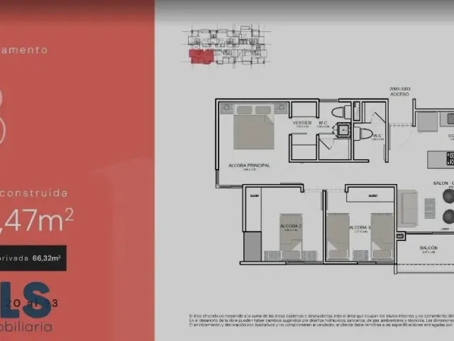 Apartamento en Medellín en Las Palmas