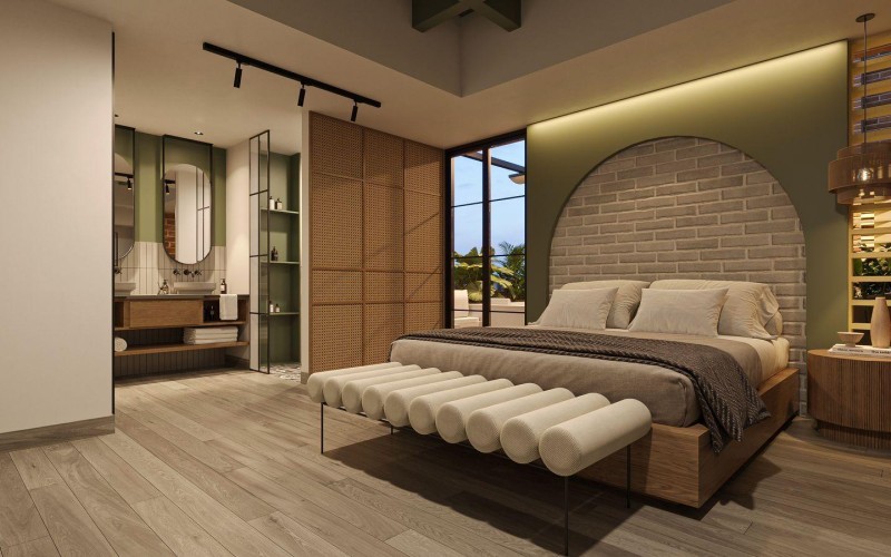 Spacious suite with private balcony and panoramic views. Contemporary design with high-end finishes. Ideal for investors seeking exclusivity and profitability. #LuxuryInvestment #RealEstateMedellin