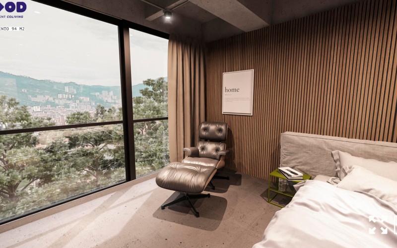 Discover MOOD in Las Palmas: Two-Bedroom Apartment with Panoramic Views in Medellín