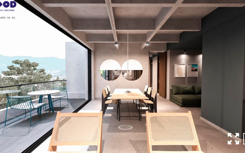 Discover MOOD in Las Palmas: Two-Bedroom Apartment with Panoramic Views in Medellín