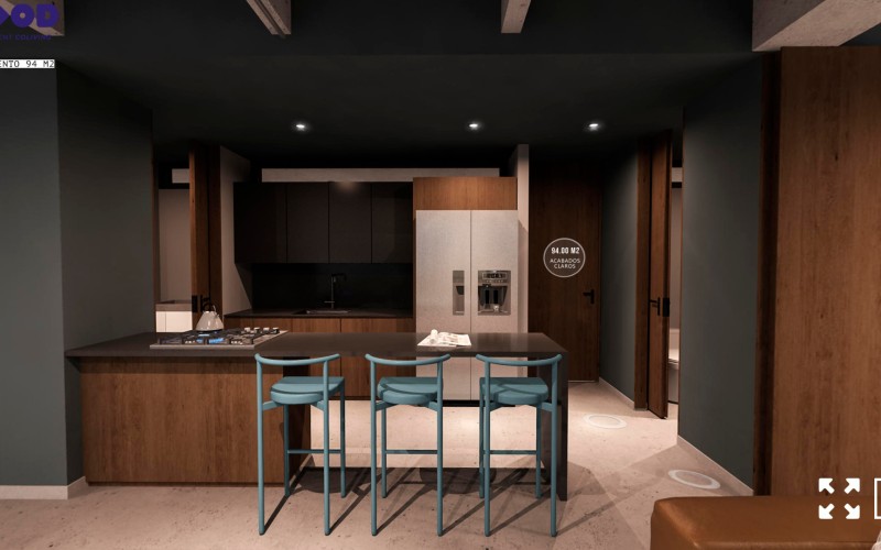 Discover MOOD in Las Palmas: Two-Bedroom Apartment with Panoramic Views in Medellín