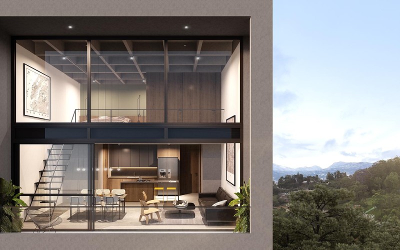 Discover MOOD in Las Palmas: Two-Bedroom Apartment with Panoramic Views in Medellín