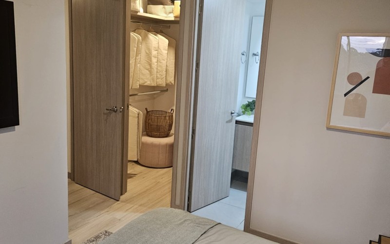 The living in a modern apartment with a great location