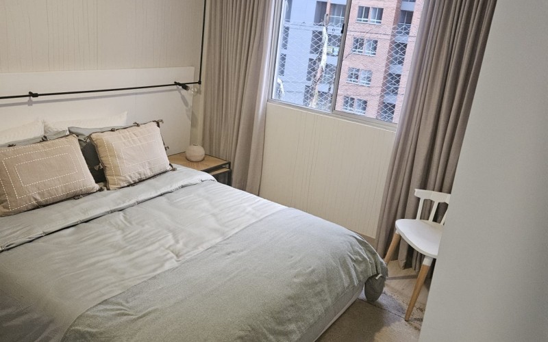 The living in a modern apartment with a great location