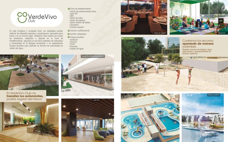 Exclusivo apartamento en Suramérica con vista natural, acabados premium y club residencial.