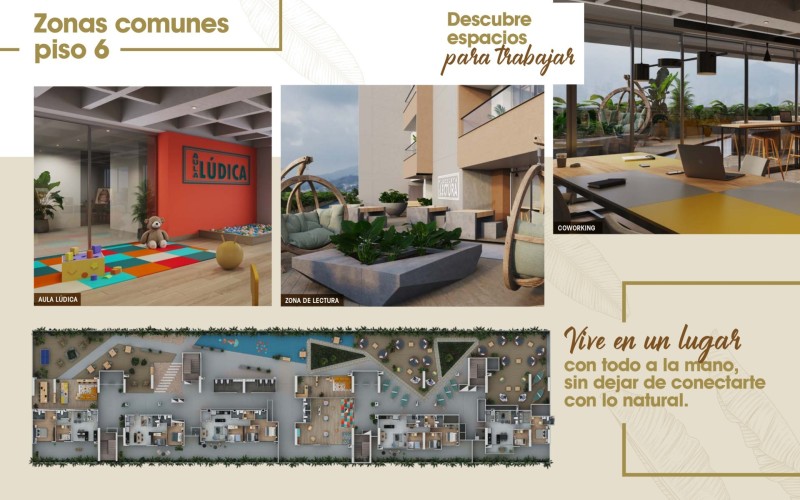 Exclusivo apartamento en Suramérica con vista natural, acabados premium y club residencial.