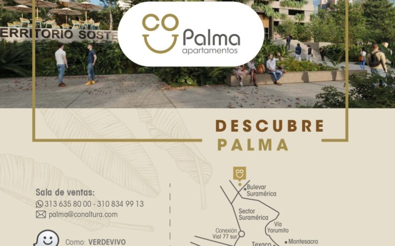 Exclusivo apartamento en Suramérica con vista natural, acabados premium y club residencial.