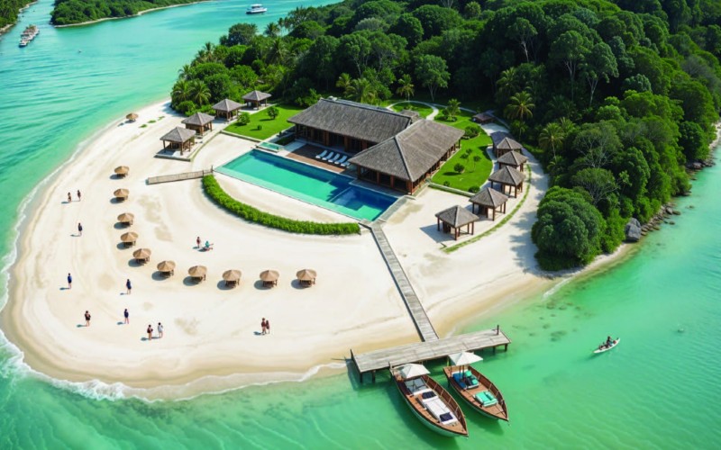 Sal Agua Villas & Marina: Coastal Luxury and Nature in Barú, Cartagena