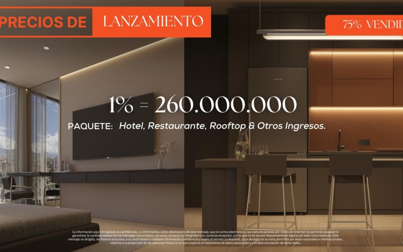 DOS-7 Living, Proyecto de Rentas Cortas de LUJO, Altos de Envigado