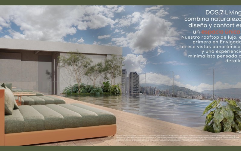 DOS-7 Living, Proyecto de Rentas Cortas de LUJO, Altos de Envigado