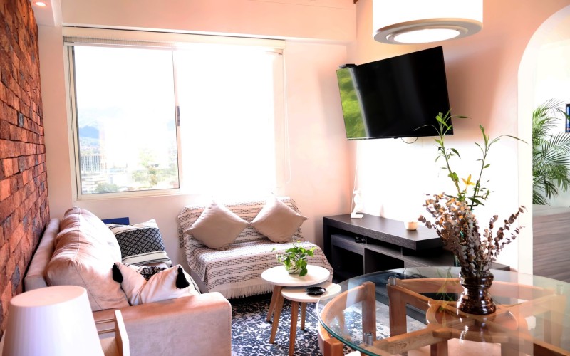 Apartamento en Las Palmas, amoblado, con vista a la ciudad y una iluminación natural