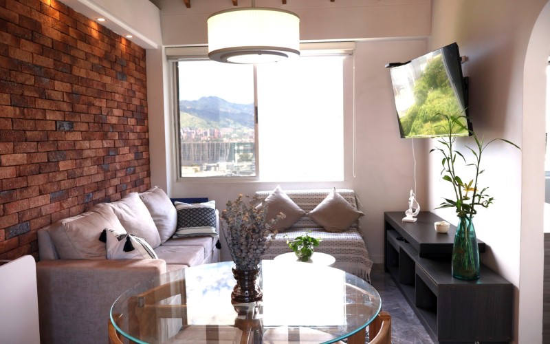 Apartamento en Las Palmas, amoblado, con vista a la ciudad y una iluminación natural