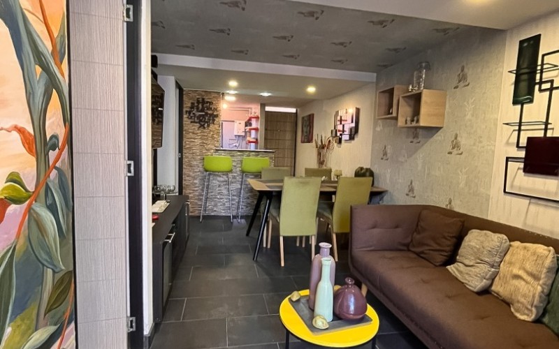 Apartamento amoblado en Boston con sauna y turco – 2 hab. / 7º piso