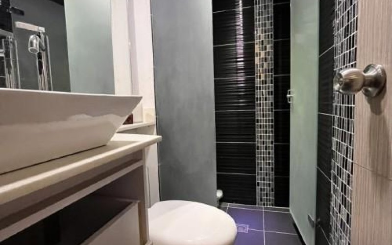 Apartamento amoblado en Boston con sauna y turco – 2 hab. / 7º piso