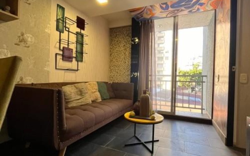 Apartamento amoblado en Boston con sauna y turco – 2 hab. / 7º piso