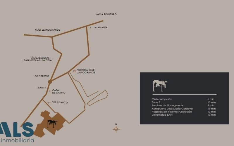 Lote Residencial en Rionegro en V. Llanogrande
