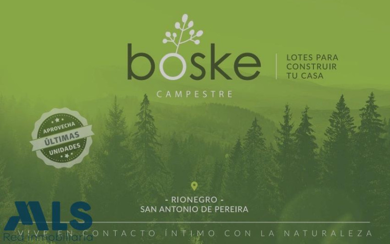 Lote Residencial en Rionegro en San Antonio de Pereira