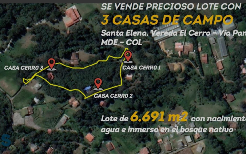 Casa en Santa Elena en Rural
