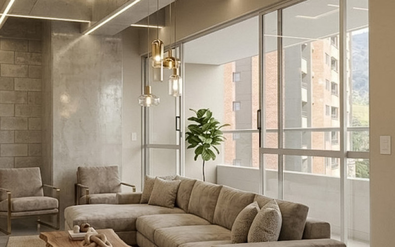 DESIGN THE FINISHES OF YOUR DREAMS! EXCLUSIVITY AND CUSTOM DESIGN: BRAND NEW APARTMENT IN THE LOMA DE SAN JOSÉ AREA OF SABANETA. (FIRST IMAGES CREATED BY AI)