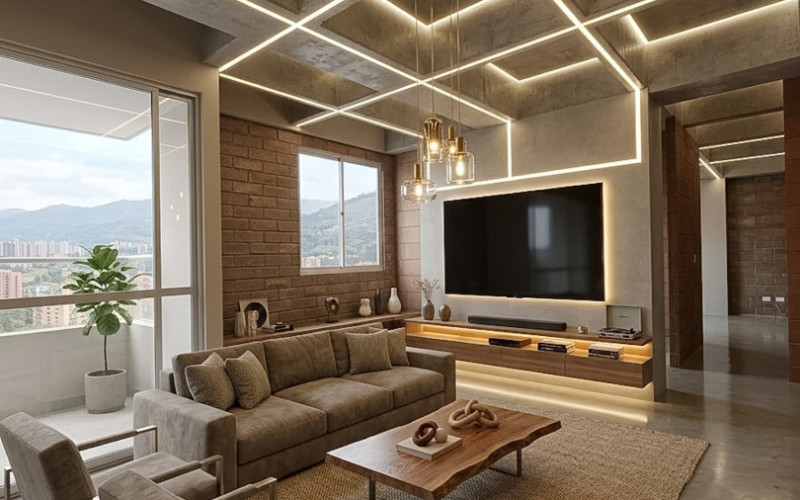 Design the finishes of your dreams! Exclusivity and custom design: brand new apartment in the loma de san josé area of sabaneta. (first images created by ai)