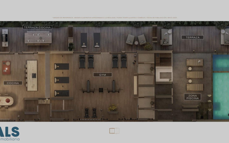 Apartamento en Envigado en Alto de las Palmas