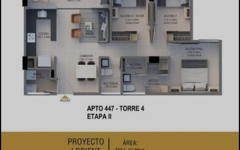 Apartamento en La Ceja en Urbano (La Ceja)