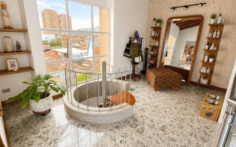Duplex Sophistication in San Joaquín: Spacacious Living, Marble Floors & Private Terrace.