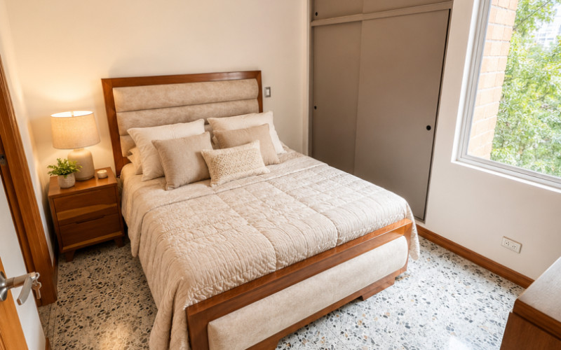 Duplex Sophistication in San Joaquín: Spacacious Living, Marble Floors & Private Terrace.