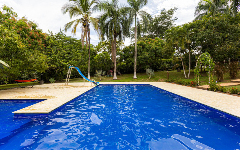 Country Estate for Sale in San Jeronimo Medellin | 3.1 Acre Flat Lot, Vacation Rental 