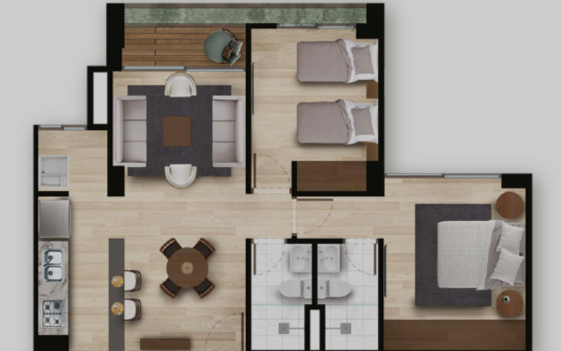 Apartamento en La Ceja en Urbano (La Ceja)