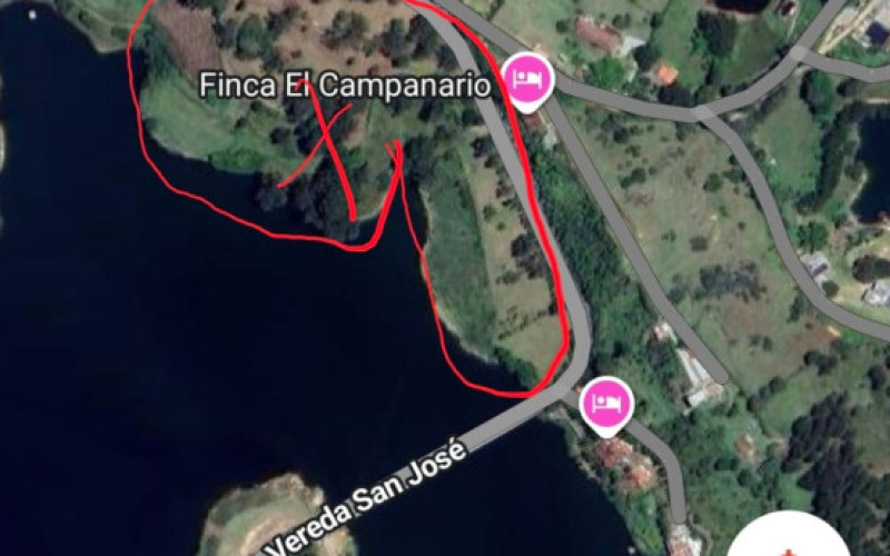 Waterfront Land for Sale in Guatapé - El Peñol | 5,057 sqm Lakefront Lot