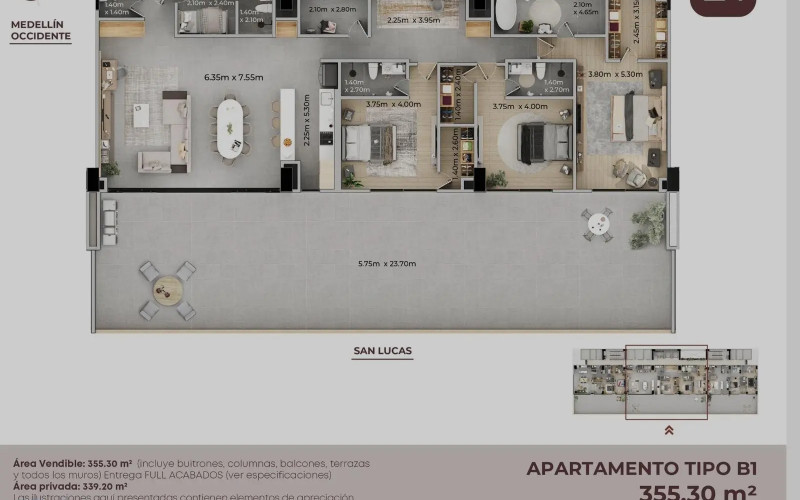 Apartamento en Medellín en El Poblado