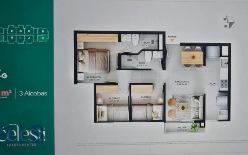 Apartamento en La Estrella en La Aldea