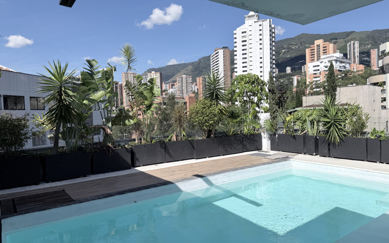 Ultra-Luxury San Lucas Penthouse with Private Pool & Home Theater in El Poblado