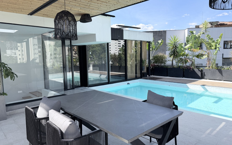 Ultra-Luxury San Lucas Penthouse with Private Pool & Home Theater in El Poblado