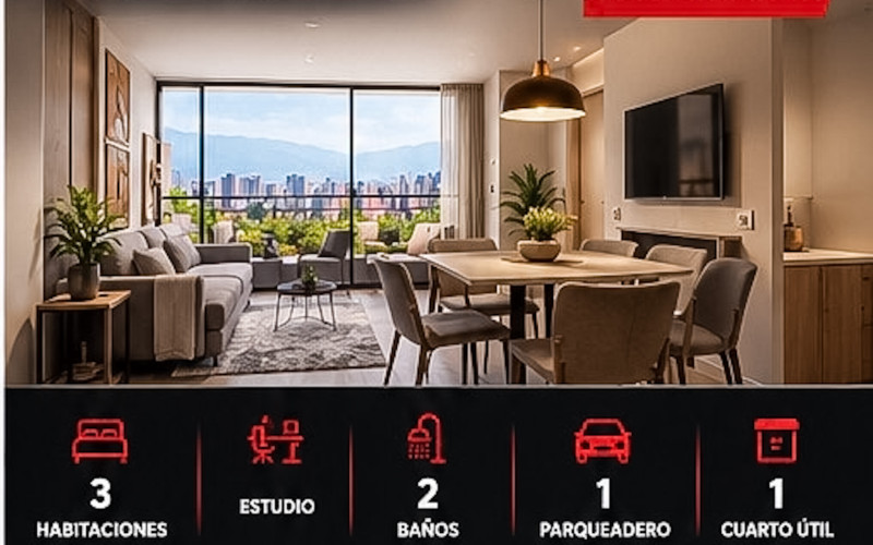 Rights Assignment Apartment for Sale in Medellin | District Florida II High-Floor Investment Opportunity