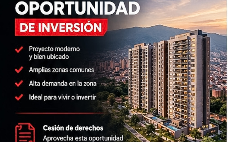 Rights Assignment Apartment for Sale in Medellin | District Florida II High-Floor Investment Opportunity