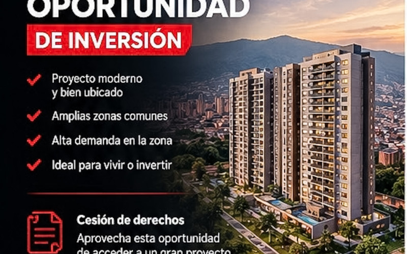 Rights Assignment Apartment for Sale in Medellin | District Florida II High-Floor Investment Opportunity