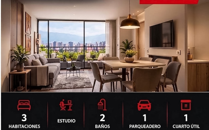 Rights Assignment Apartment for Sale in Medellin | District Florida II High-Floor Investment Opportunity