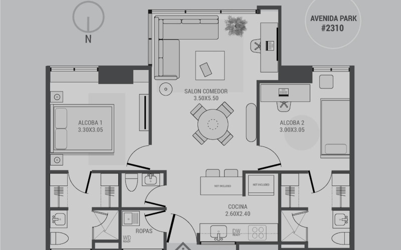 Apartamento en Medellín en Castropol