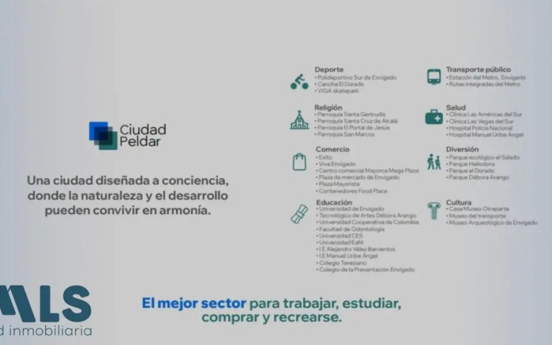 Apartamento en Envigado en Ciudad Peldar