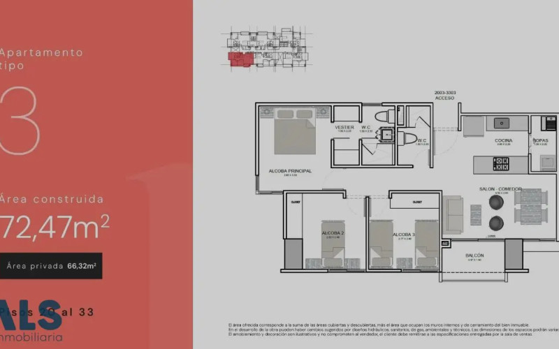 Apartamento en Medellín en Las Palmas