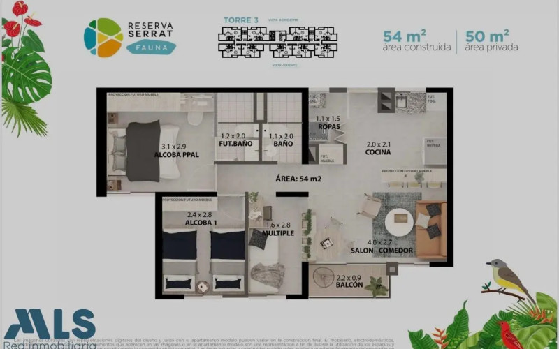 Apartamento en Medellín en Calasanz Parte Alta