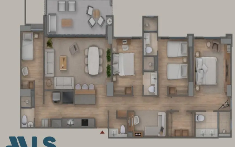 Apartamento en Medellín en Los Bósques