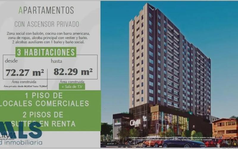 Apartamento en Medellín en Belen parque