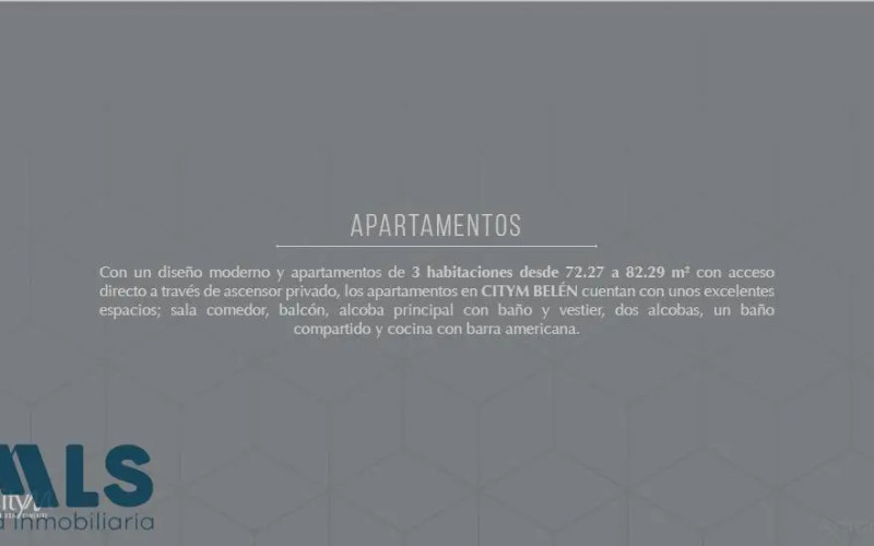 Apartamento en Medellín en Belen parque