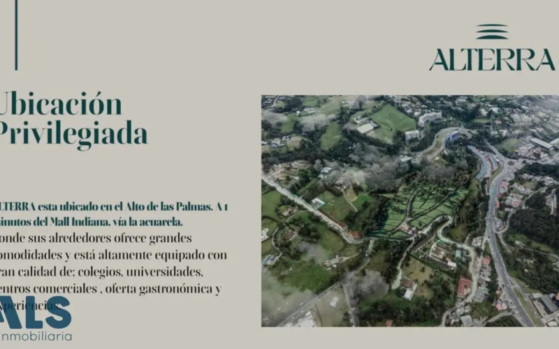 Lote Residencial en Envigado en Alto de las Palmas