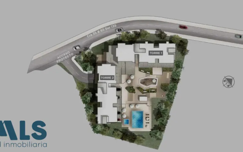 Apartamento en Sabaneta en Las Lomitas