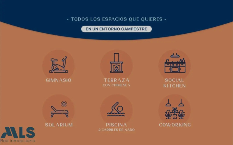 Apartamento en El Retiro en Corredor Don Diego